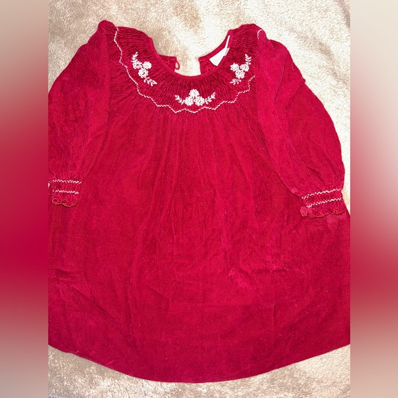 Other - Fantaisic Kids Red Corduroy Smocked Dress - 12mth